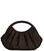 Antonio Melani Ruched Satin Top Handle Bag, Color:Black - Image 2