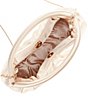 Antonio Melani Ruched Satin Top Handle Clutch - Image 3