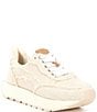 Color:Natural - Image 1 - Ryann Linen Lace Up Sneakers