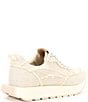 Color:Natural - Image 2 - Ryann Linen Lace Up Sneakers