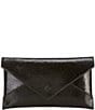 Antonio Melani Sarah Metallic Envelope Clutch, Color:Black Metallic - Image 1