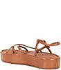 Color:Acacia Tan - Image 3 - Sawyer Platform Leather Wedge Sandals