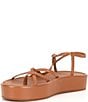 Color:Acacia Tan - Image 4 - Sawyer Platform Leather Wedge Sandals