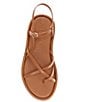 Color:Acacia Tan - Image 5 - Sawyer Platform Leather Wedge Sandals