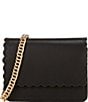Color:Black - Image 1 - Scallop Small Wallet on Chain