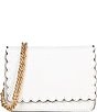 Color:White - Image 1 - Scallop Small Wallet on Chain