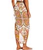 Color:Multi - Image 2 - Scarf Print Classic Tie Pareo Sarong Swimsuit Cover-Up