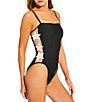 Antonio Melani Sea Star Applique Bandeau One Piece Swimsuit - Image 1