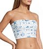 Antonio Melani Seashell Gallery Detachable Halter Strap Bandeau Swim Top - Image 1
