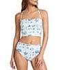 Antonio Melani Seashell Gallery Detachable Halter Strap Bandeau Swim Top - Image 5