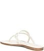 Antonio Melani Shanon Glossy Leather Toe Loop Flat Sandals - Image 3