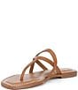 Antonio Melani Shanon Leather Toe Loop Flat Sandals - Image 4