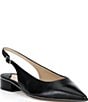 Antonio Melani Shaw Leather Ball Chain Slingback Flats - Image 1