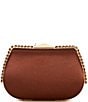 Antonio Melani Side Rhinestoned Minaudiere, Color:Chocolate - Image 1
