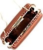 Antonio Melani Side Rhinestoned Minaudiere, Color:Chocolate - Image 3