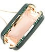 Antonio Melani Side Rhinestoned Minaudiere, Color:Emerald - Image 3