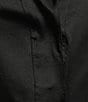 Color:Black - Image 4 - Antonio Melani Violet Silk Notch Collar V-Neck Long Sleeve Blouse