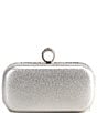 Antonio Melani Crystal Silver Mesh Fringe Minaudiere Clutch, Color:Silver - Image 2