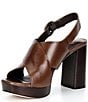 Antonio Melani Skyler Leather X Band Platform Sandals - Image 4