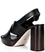 Antonio Melani Skyler Leather X Band Platform Sandals - Image 3