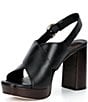 Antonio Melani Skyler Leather X Band Platform Sandals - Image 4
