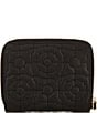 Color:Black - Image 2 - Small Quilted Zip Around Wallet