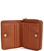 Antonio Melani Small Zip Around Wallet, Color:Cognac - Image 3