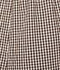 Antonio Melani Sofia Gingham High-Rise Coordinating Shorts - Image 4