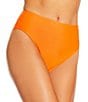 Antonio Melani Solid Bonded Ruffle Bralette Swim Top & Solid High Waist Swim Bottom - Image 5