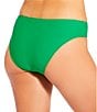 Antonio Melani Solid Classic Hipster Swim Bottom, Color:Shamrock - Image 2