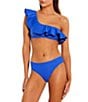 Antonio Melani Solid Classic Hipster Swim Bottom, Color:Cobalt Blue - Image 3