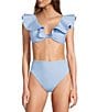Antonio Melani Solid High Waist Swim Bottom - Image 5