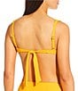 Antonio Melani Solid Underwire Bralette Swim Top, Color:Sun - Image 2