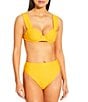 Antonio Melani Solid Underwire Bralette Swim Top, Color:Sun - Image 3