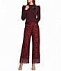 Antonio Melani Souline Velvet Jacquard Coordinating Pants - Image 3