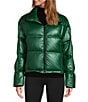 Antonio Melani Stand Collar Front Zip Ski Puffer Jacket, Color:Pine - Image 2
