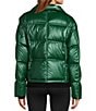 Antonio Melani Stand Collar Front Zip Ski Puffer Jacket, Color:Pine - Image 3