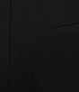 Antonio Melani Coordinating Emery Ponte Twill High Rise Pleated Front Wide Cropped Ankle Trousers, Color:Black - Image 4