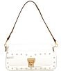 Color:Gold - Image 1 - Tanya Clear Studded Crossbody Bag