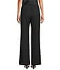 Antonio Melani Tegan Flat Front Bootcut Pants, Color:Black - Image 2