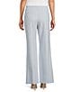Antonio Melani Tegan Slub Suiting Flat Front Pants, Color:Light Blue - Image 2