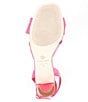 Color:Hot Pink - Image 6 - Tess Satin Knotted Dress Sandals