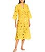 Antonio Melani Three Dimensional Flowers Dress Swim Cover-Up, Color:Sun - Image 1