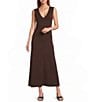 Antonio Melani V-Neck Sleeveless Elevated Sun Dress - Image 1