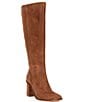 Color:Pecan Pie - Image 1 - Valerie Suede Tall Shaft Dress Boots