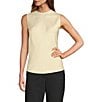 Antonio Melani Wakefield Satin Crew Neckline Sleeveless Blouse - Image 1
