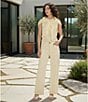 Antonio Melani Wakefield Satin Crew Neckline Sleeveless Blouse - Image 6