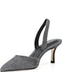 Antonio Melani Whit Suede Slingback Pumps - Image 4
