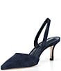 Antonio Melani Whit Suede Slingback Pumps - Image 4