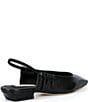 Antonio Melani Winnie Leather Ruched Slingback Flats - Image 2
